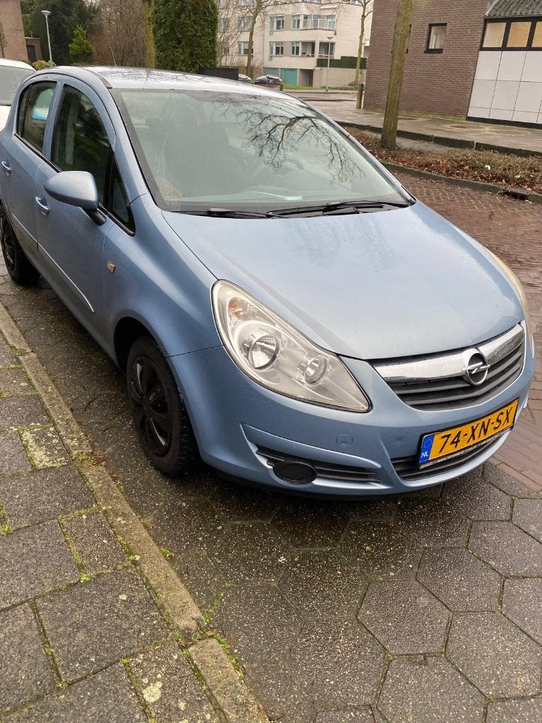 Opel Corsa 1.2 16V 5D WR 2007 Blauw, Voorwielaandrijving, Stof, Zwart, 4 cilinders