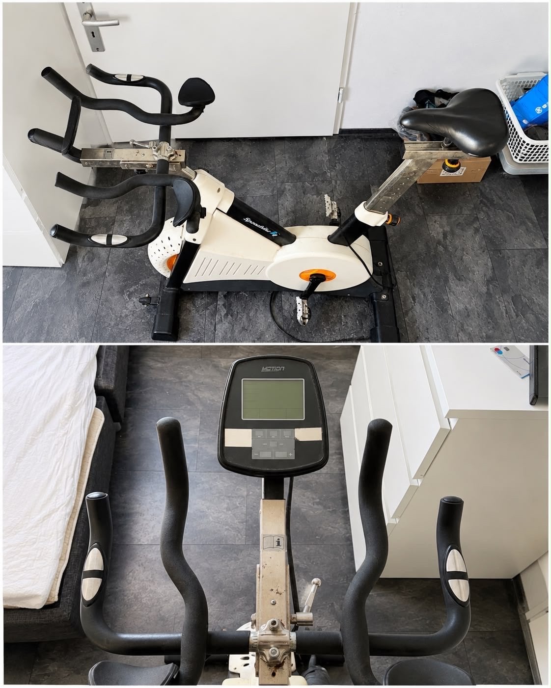 Hometrainer Speedbike E9 - Perfect voor thuisworkouts, Ophalen, Gebruikt, Metaal, Benen