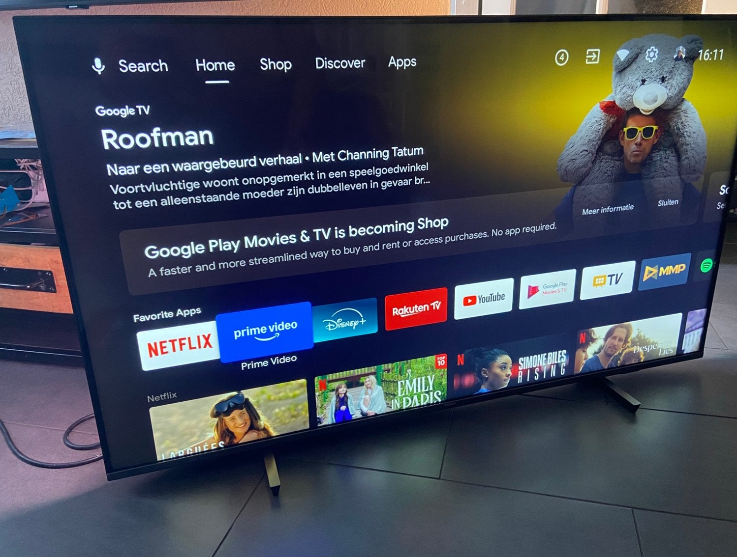 Philips 55 inch android ambilight 4k smart tv, Audio, Tv en Foto, Televisies, Philips, 50 Hz, Ophalen of Verzenden, Zo goed als nieuw