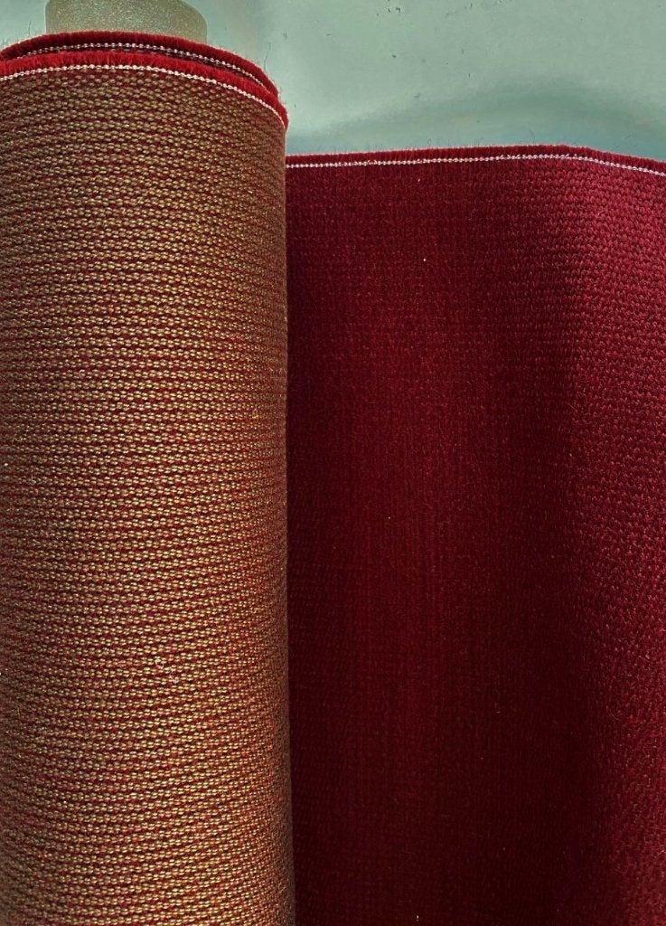 Kvadrat Balder bruinrood+donkergroen; 2,7 meter meubelstof, Hobby en Vrije tijd, Stoffen en Lappen, Wol, Meerkleurig, 120 cm of meer