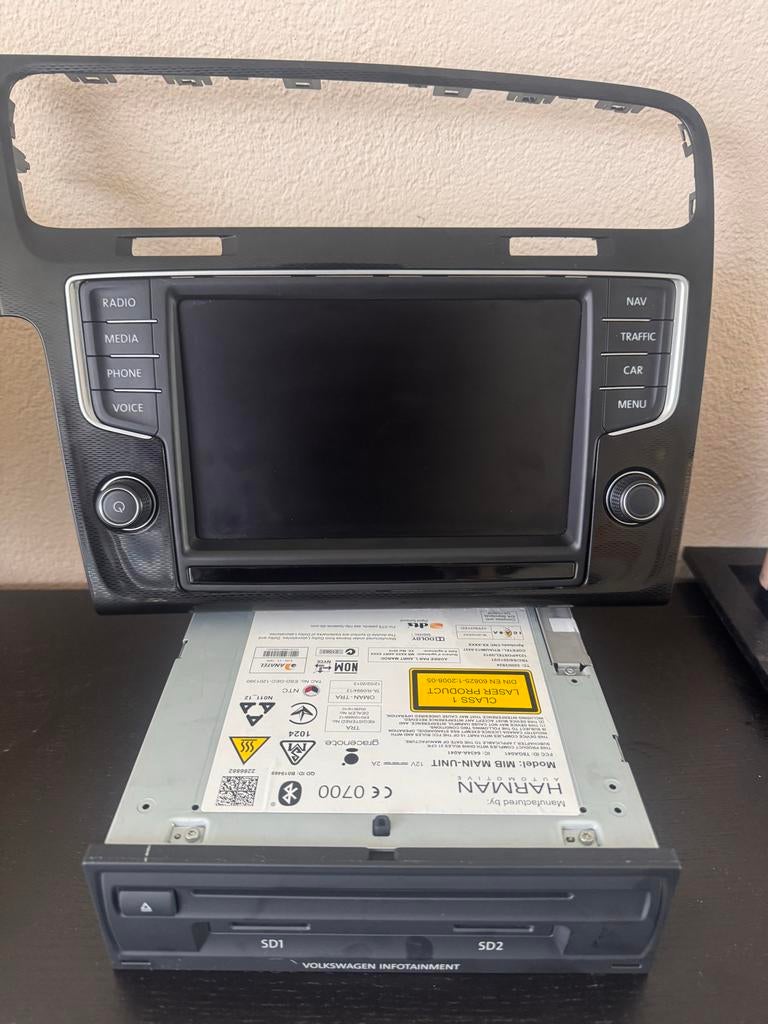 VW Golf 7 GTE MIB1 Discover Media complete set, Auto diversen, Autoradio's, Gebruikt, Ophalen of Verzenden