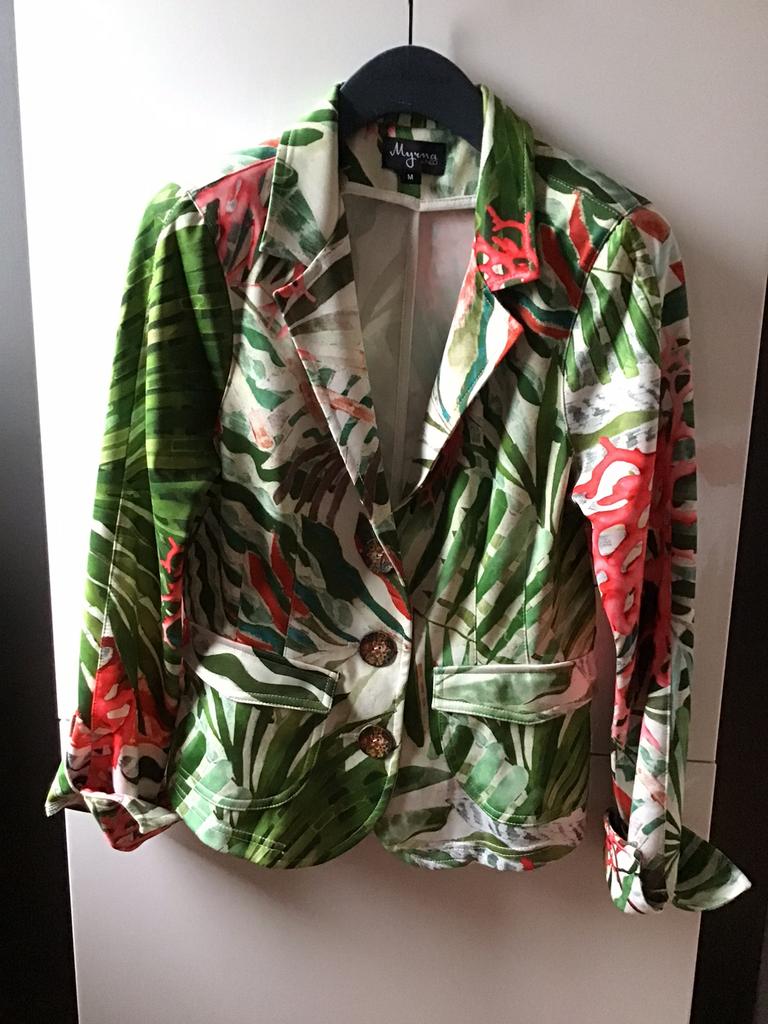 Kleurrijk jasje Myrna by Ned, maat M, Ophalen, Zo goed als nieuw, Maat 38/40 (M), Jasje
