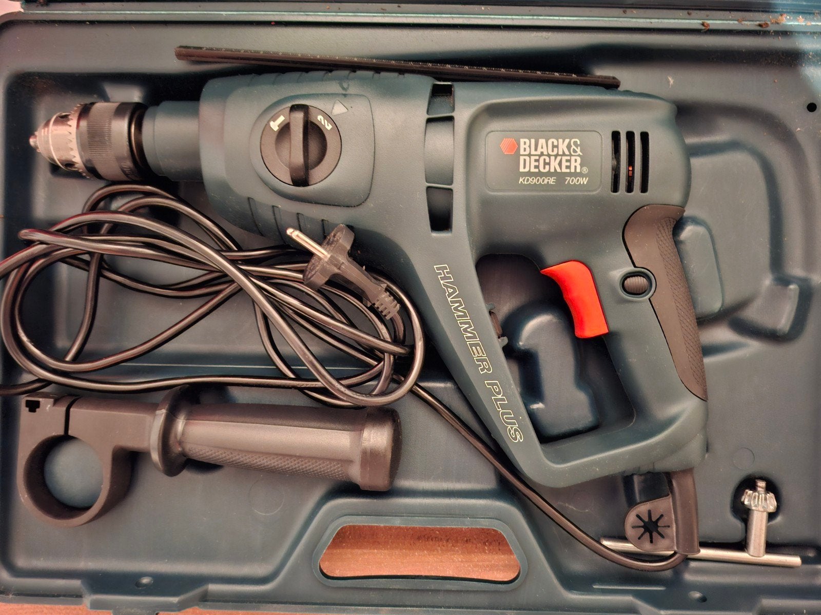 Boorhamer Black en Decker in koffer, Doe-het-zelf en Verbouw, Ophalen of Verzenden, Gebruikt, Boor- en/of Breekhamer
