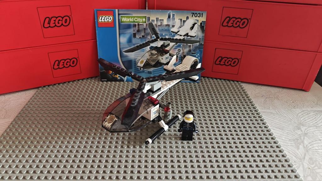Lego City Helicopter 7031, Lego, Ophalen of Verzenden, Complete set, City