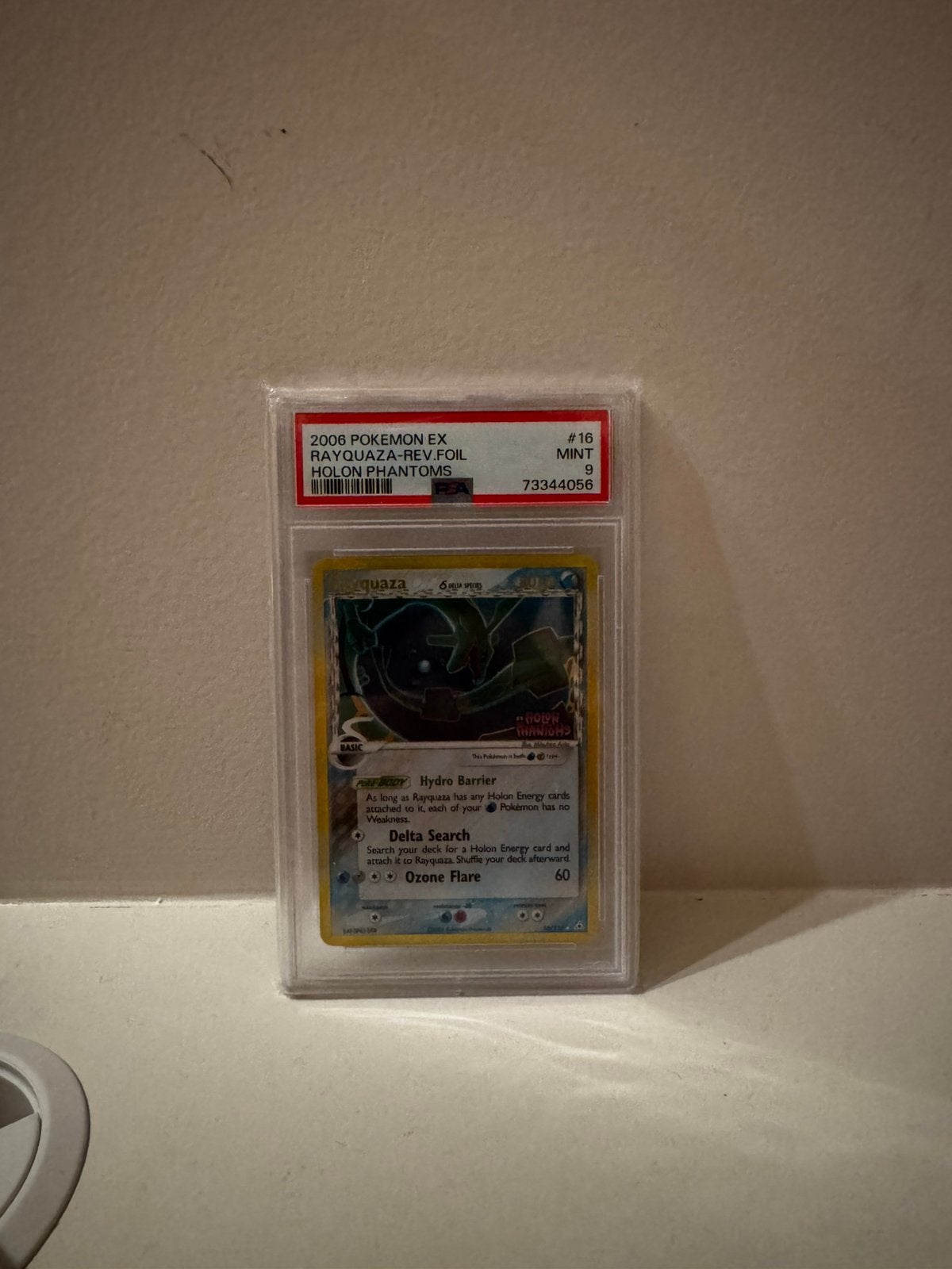 Rayquaza, Hobby en Vrije tijd, Verzamelkaartspellen | Pokémon, Ophalen of Verzenden, Zo goed als nieuw