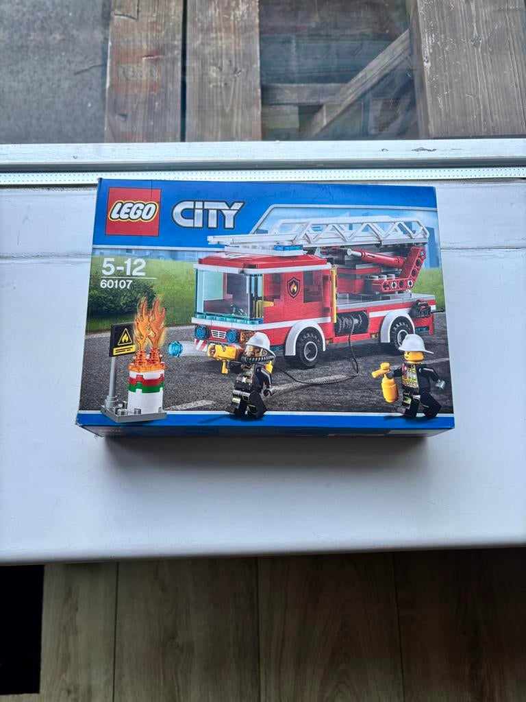 LEGO City Brandweer Set 60107 - Brandweerwagen, Ophalen of Verzenden, Nieuw