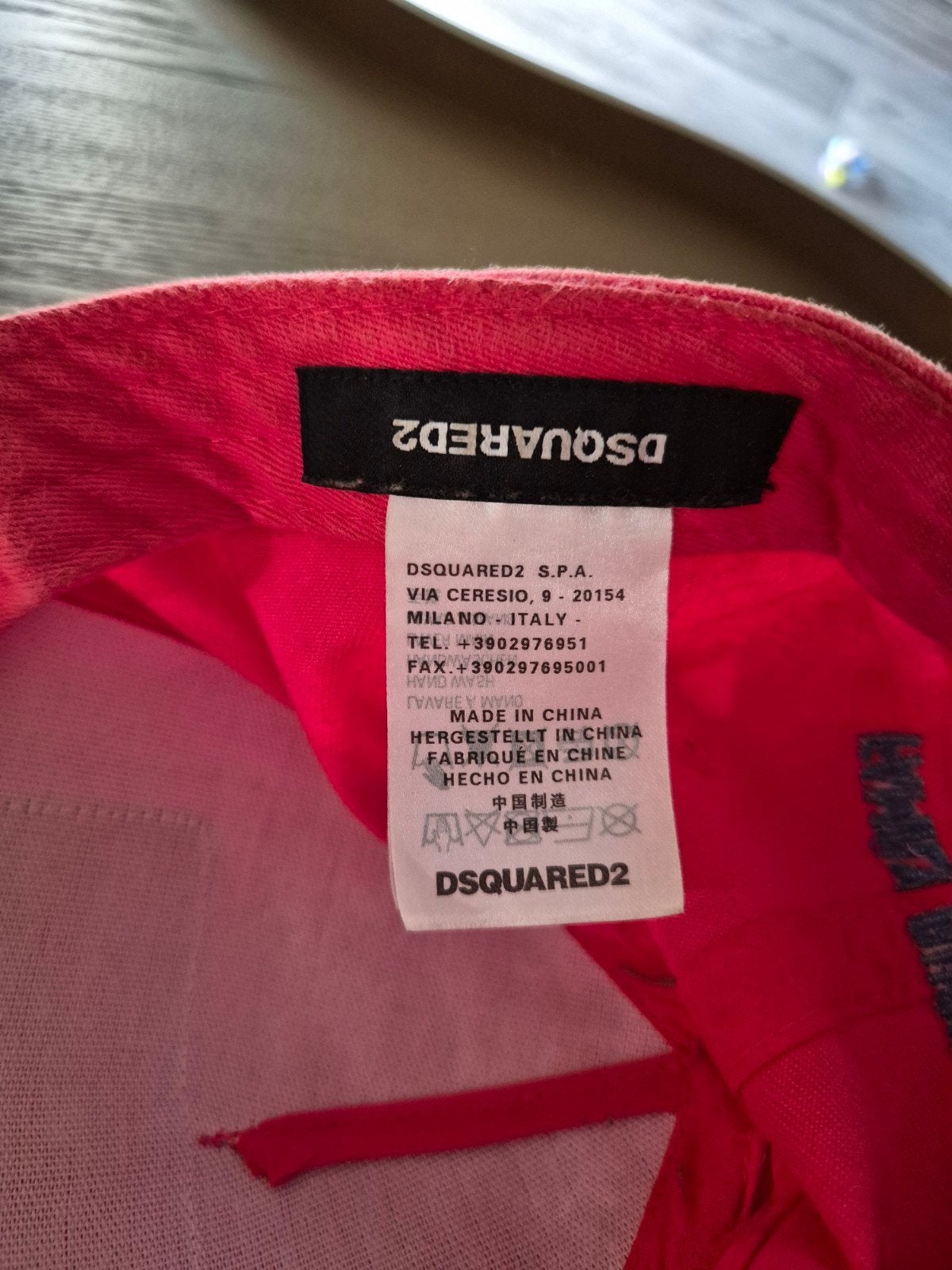 Dsquared2 pet - verstelbaar, Dsquared2, Pet, Gedragen, One size fits all