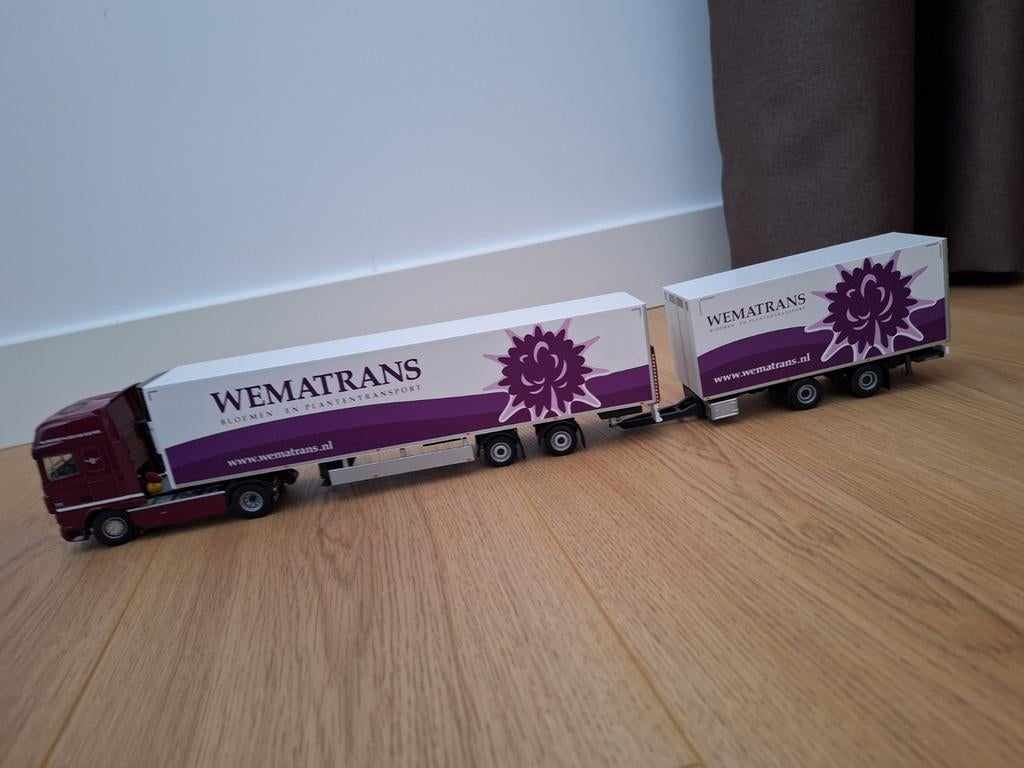 Tekno Wematrans Miniatuur Vrachtwagen Model, Overige merken, 1:50 of kleiner, Nieuw, Ophalen of Verzenden