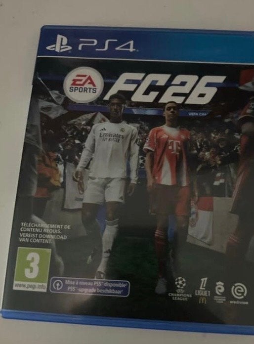 EA Sports FC26 PS4 - Voetbalgame voor PlayStation 4, Spelcomputers en Games, Games | Sony PlayStation 4, Ophalen, Gebruikt, Eén computer