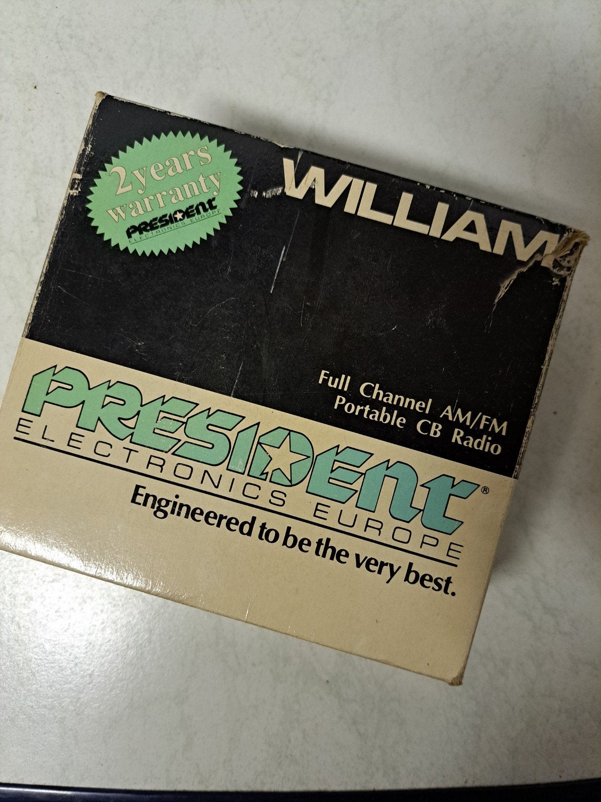 President William CB Radio - Mist antennevoet en 12V lader, Ophalen of Verzenden, Gebruikt, 2 to 5 km, Portofoon of Walkie-talkie
