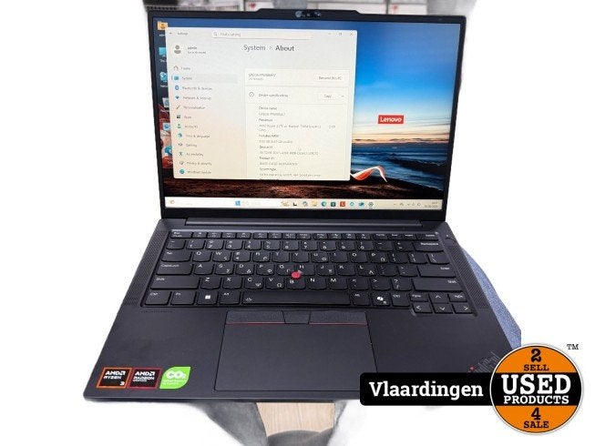 Lenovo ThinkPad E14 Gen 7 Ryzen 3 8GB 256GB SSD, Computers en Software, Windows Laptops, Lenovo, Zo goed als nieuw, Support@lenovo.com