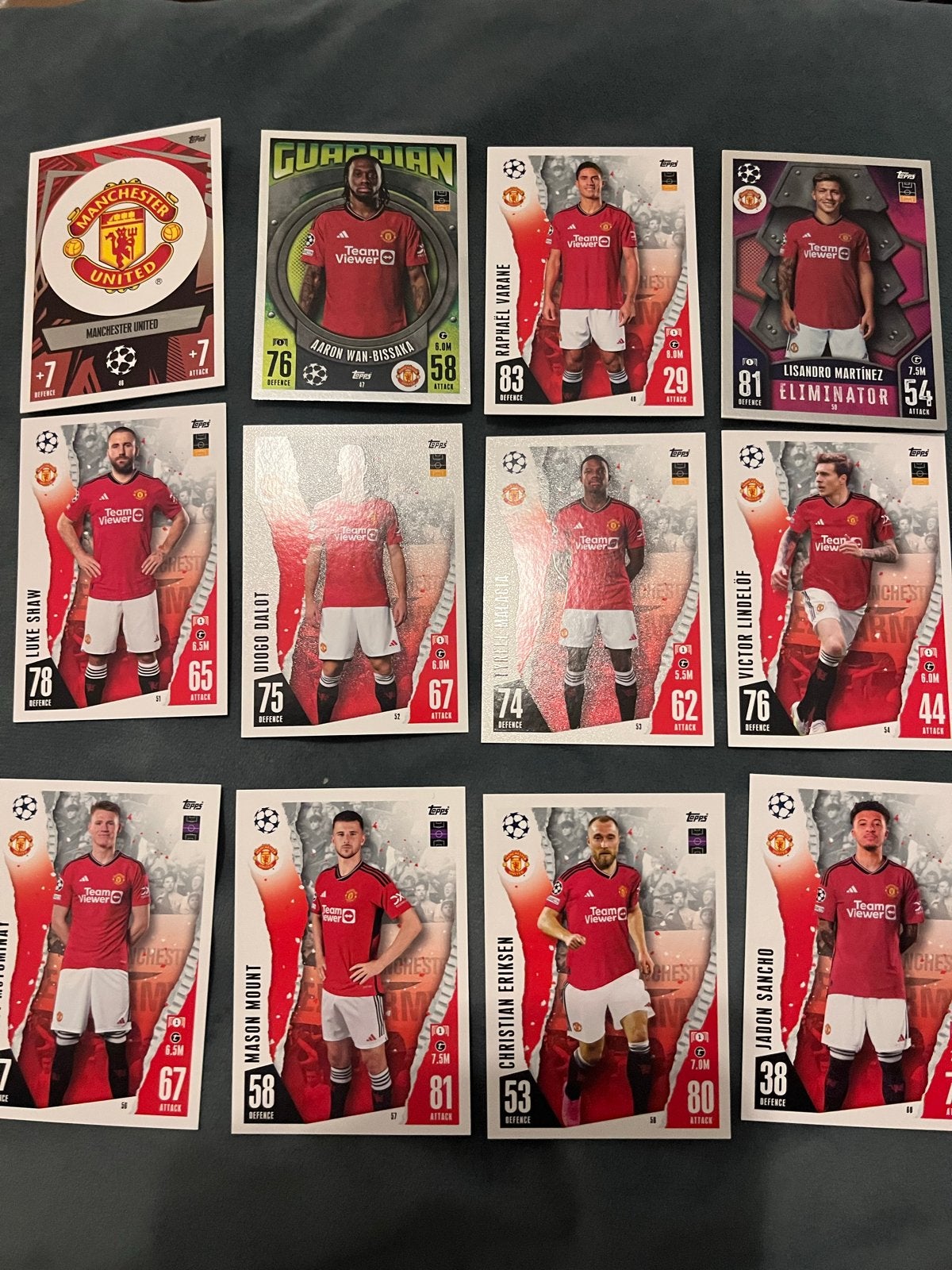 Manchester United Voetbalplaatjes - Topps Match Attax, Ophalen of Verzenden, Nieuw, Buitenlandse clubs, Poster, Plaatje of Sticker