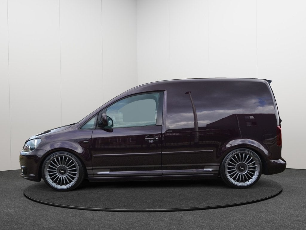 Volkswagen Caddy 1.6 TDI L1H1 Airco/Cruise/Trekhaak/19'', Auto's, Bestelauto's, Euro 5, Stof, Gebruikt, Zwart