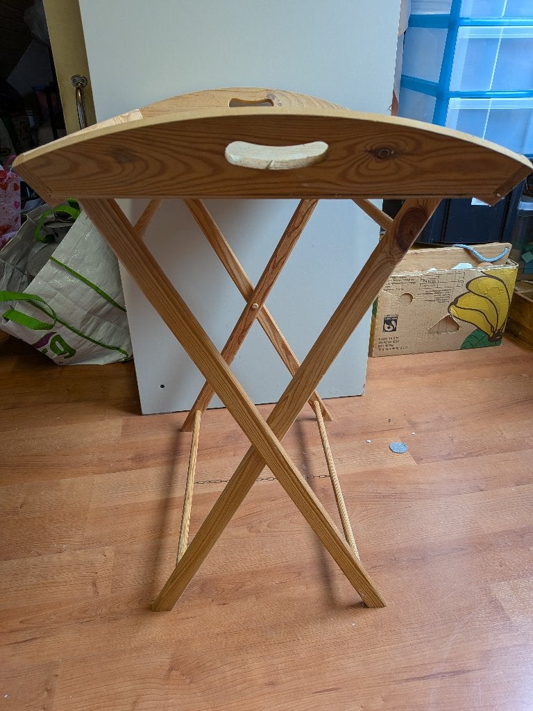 Bijzettafel, 45 tot 60 cm, Minder dan 55 cm, Ophalen of Verzenden, Zo goed als nieuw