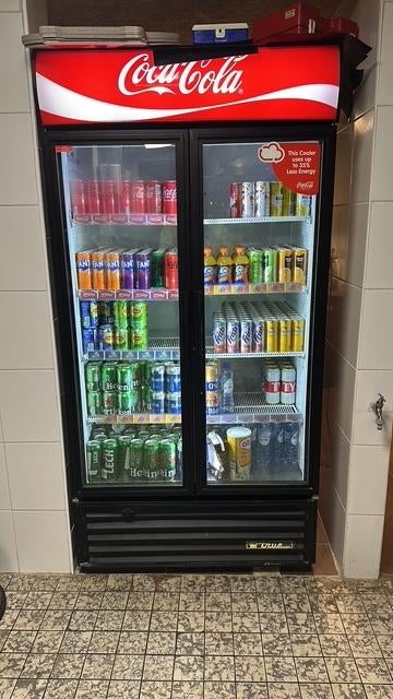 Coca-Cola koelkast met glazen deuren – Horeca koelkast, Ophalen, Gebruikt, Koelen en Vriezen