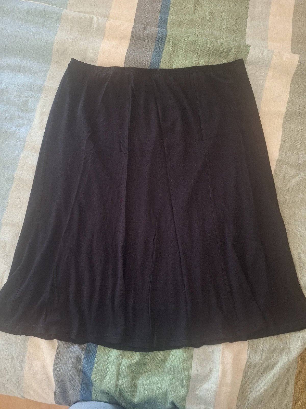 Rabe Zwarte midi rok - Maat 48, Zwart, Maat 42/44 (L), Ophalen of Verzenden, Onbekend