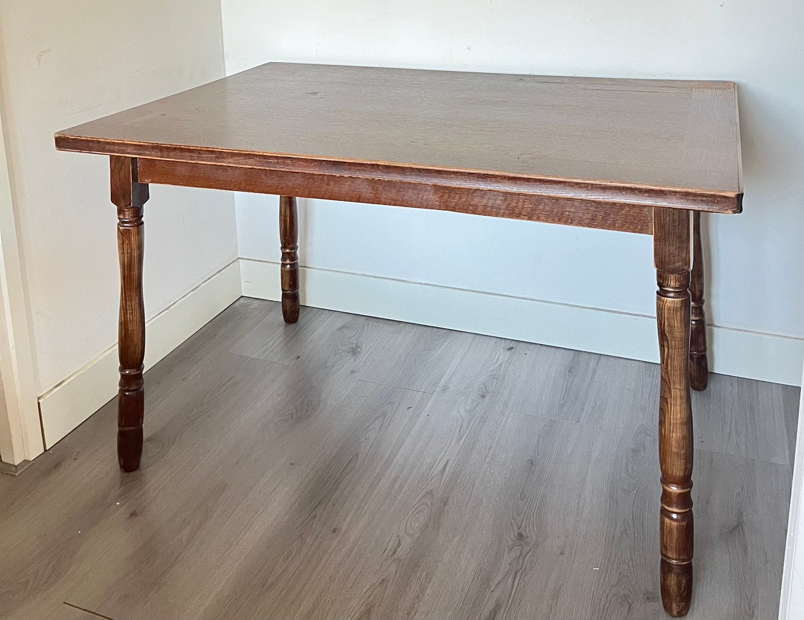Wooden Table, Huis en Inrichting, Ophalen, 100 tot 150 cm, 50 tot 100 cm, Zo goed als nieuw