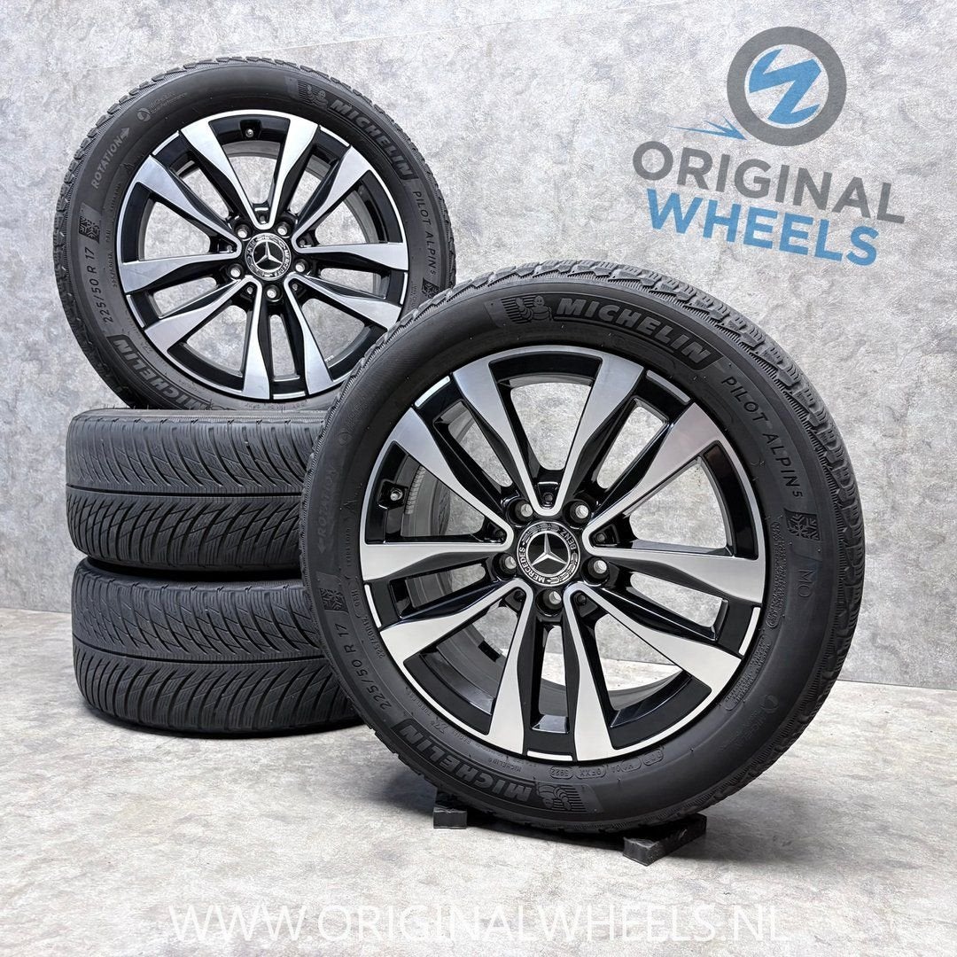 17 inch originele velgen + winterbanden MB C klasse W206