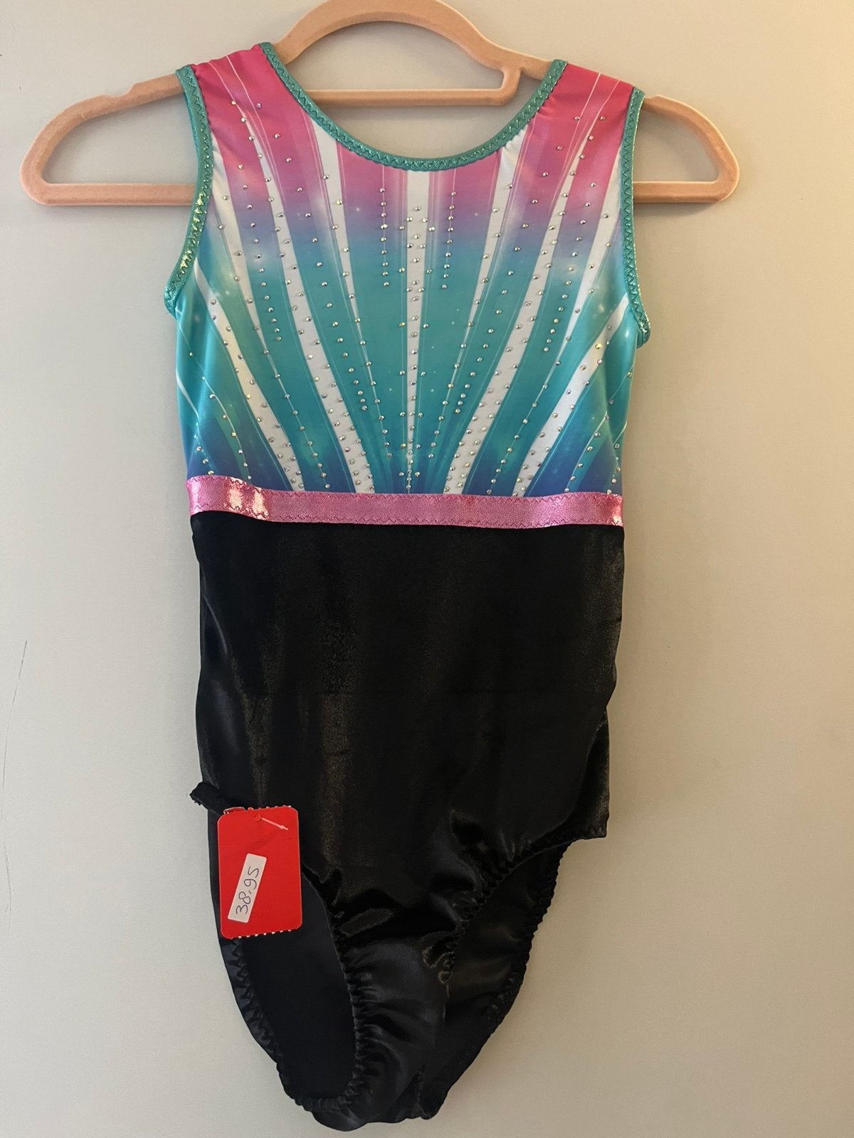 Nieuw turnpakje maat 140 - glitterrose mintgroen roze blauw, Kindermaat 122 t/m 140, Ophalen of Verzenden, Nieuw, Turnpak(je)