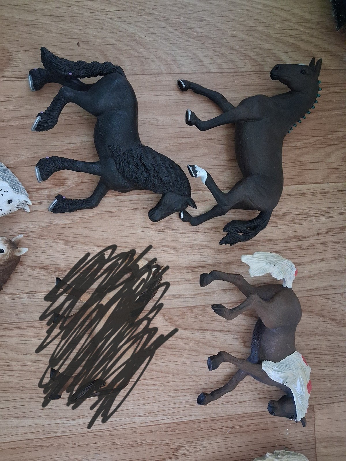 Schleich paarden uit 2017 tot 2021, Ophalen of Verzenden, Zo goed als nieuw, Paard, Beeldje of Figuurtje