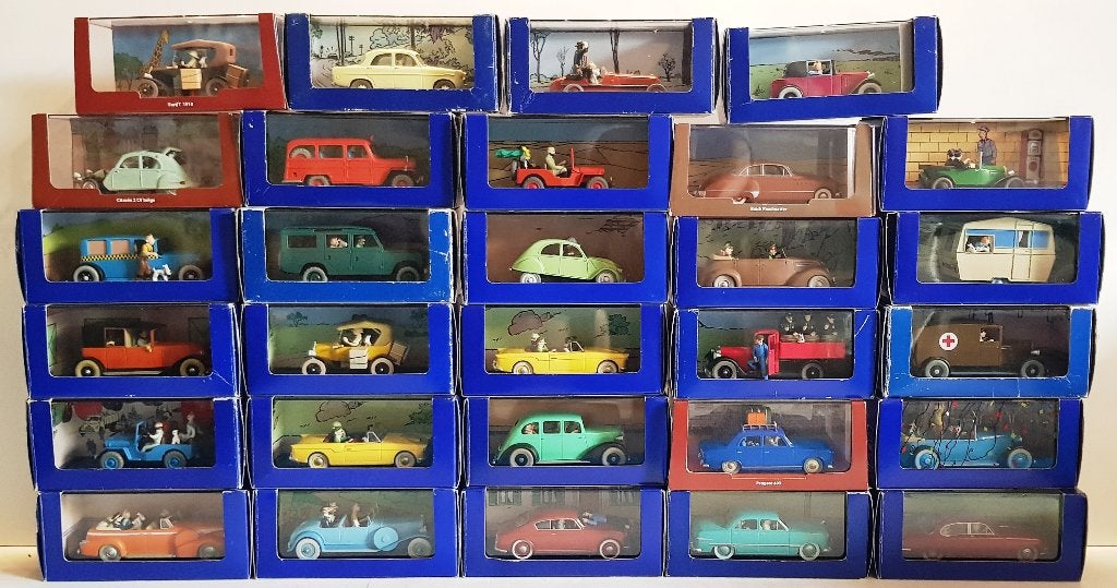 Tintin (Kuifje) 1:43 Les Voitures de Tintin / Kuifje, Verzenden, Kuifje, Nieuw, Beeldje of Figuurtje