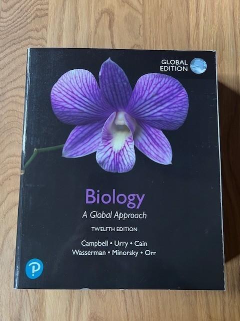 Biology: A Global Approach – 12th Edition + Dutch Glossary, Boeken, Ophalen, Overige wetenschappen, Zo goed als nieuw, Campbell, Urry, Cain, Wasserman, Minorsky & Orr