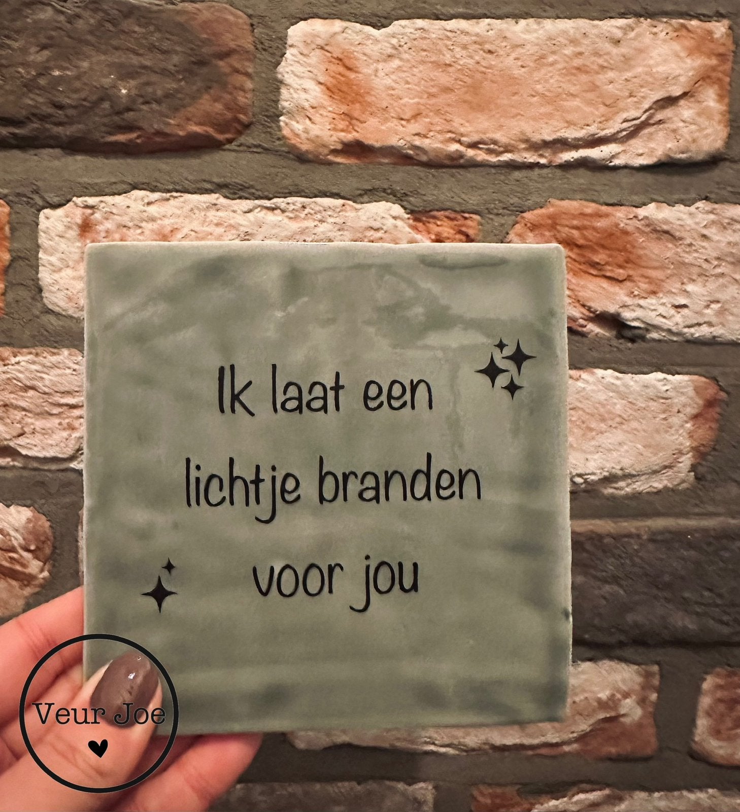 Tegel - ik laat een lichtje branden voor joi, Ophalen of Verzenden, Nieuw
