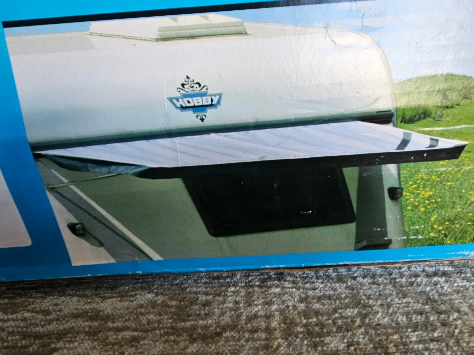 Caravan Raamluifel. 1.80 x 90, Caravans en Kamperen, Caravan accessoires, Ophalen, Gebruikt