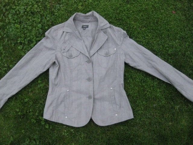 Mexx jasje, licht grijs ruitje, maat 40, colbert, Maat 38/40 (M), Mexx, Ophalen of Verzenden, Zo goed als nieuw