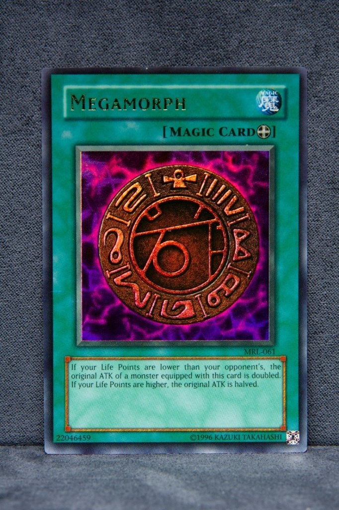 Yu-Gi-Oh! Megamorph MRL-061 Ultra Rare NM, Ophalen of Verzenden, Zo goed als nieuw, Losse kaart, Foil