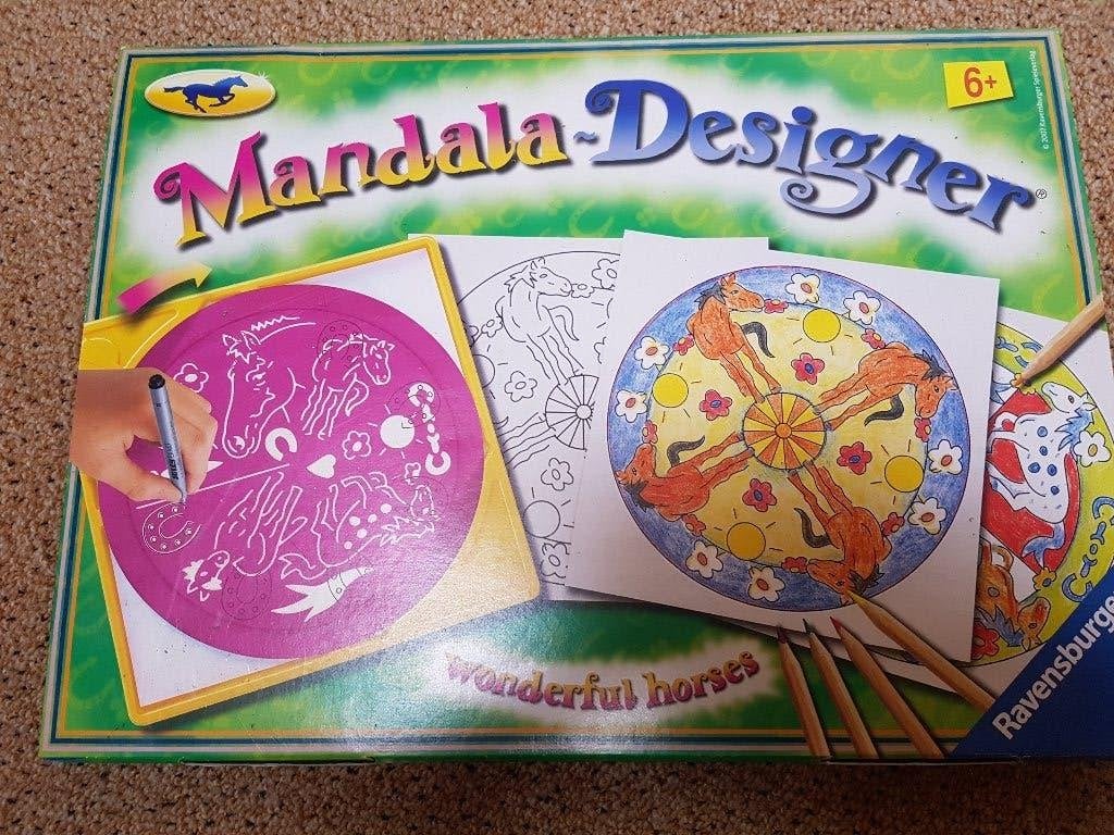 Mandala designer wonderful horses ravensburger, Ophalen of Verzenden, Gebruikt