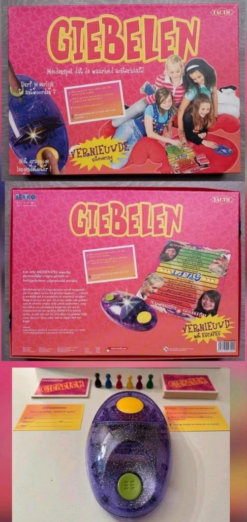 Giebelen spel met leugendetector, Hobby en Vrije tijd, Gezelschapsspellen | Bordspellen, Vijf spelers of meer, Ophalen of Verzenden