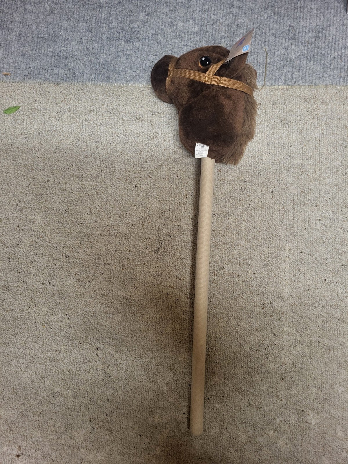 Hobbyhorse - Bruin stokpaardje, Ophalen, Nieuw, Jongen of Meisje