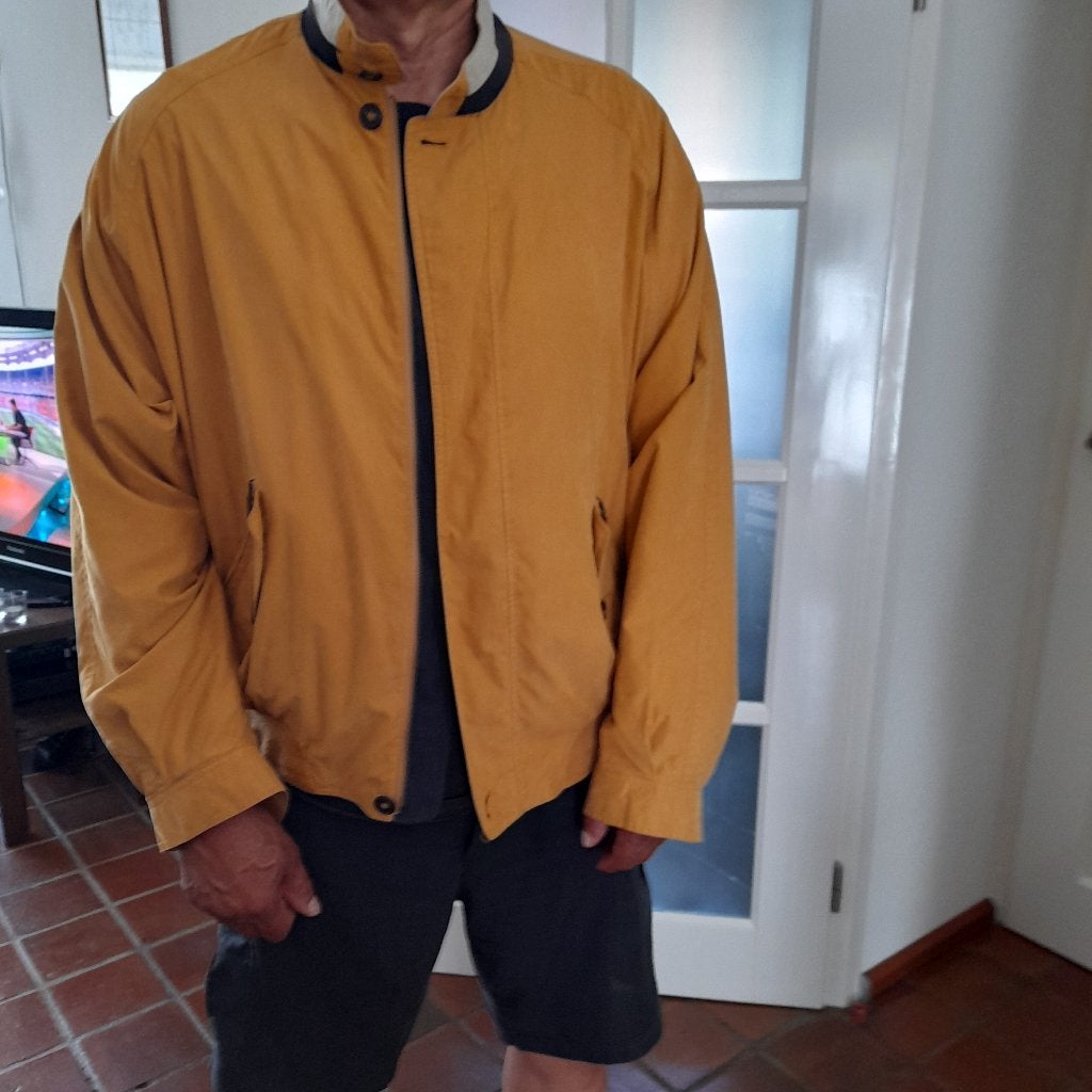 Herenjack, Kleding | Heren, Ophalen of Verzenden, Zo goed als nieuw, Maat 56/58 (XL), Geel