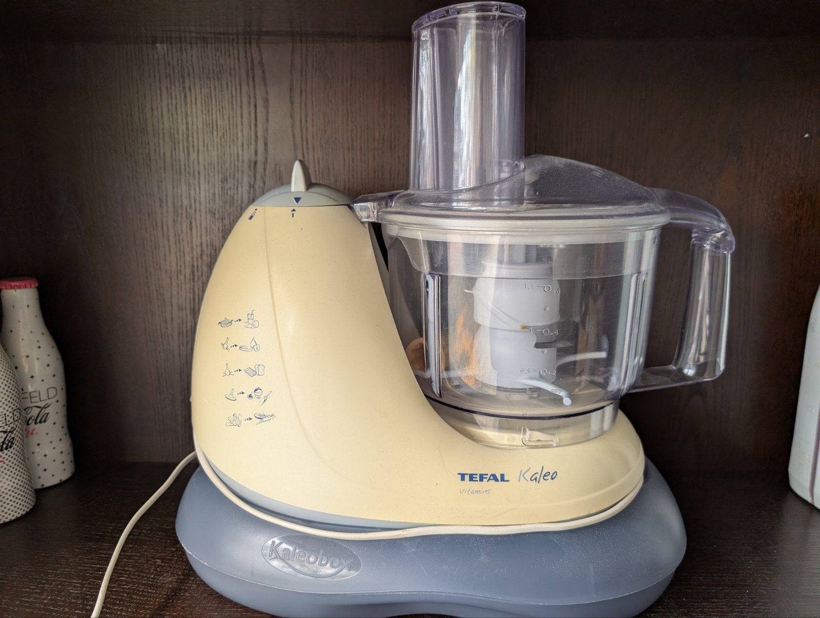 Tefal Kaleo Foodprocessor - Zo goed als nieuw, Witgoed en Apparatuur, Ophalen, 2 snelheden, Zo goed als nieuw, 2 tot 3 liter