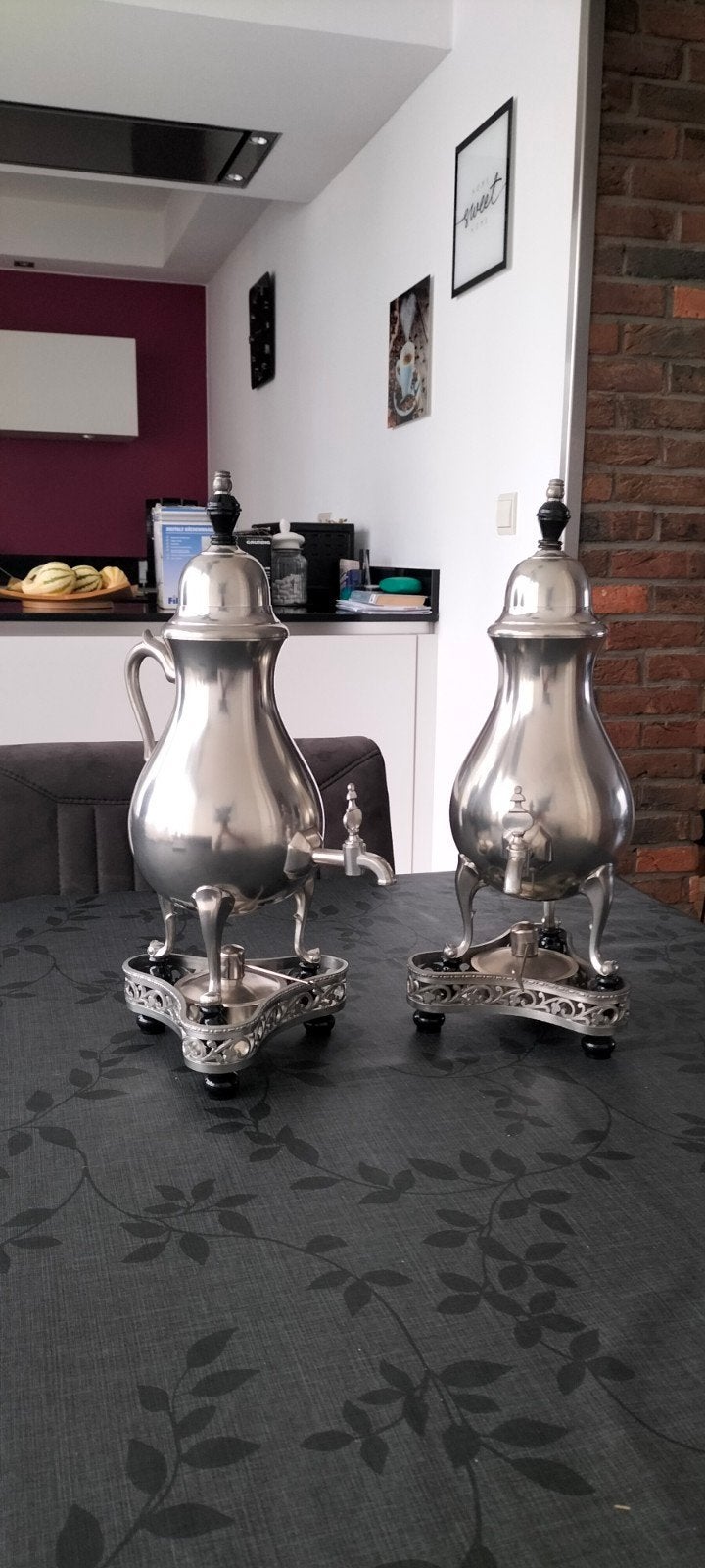 Tinnen kraantjes kannen, Antiek en Kunst, Ophalen of Verzenden