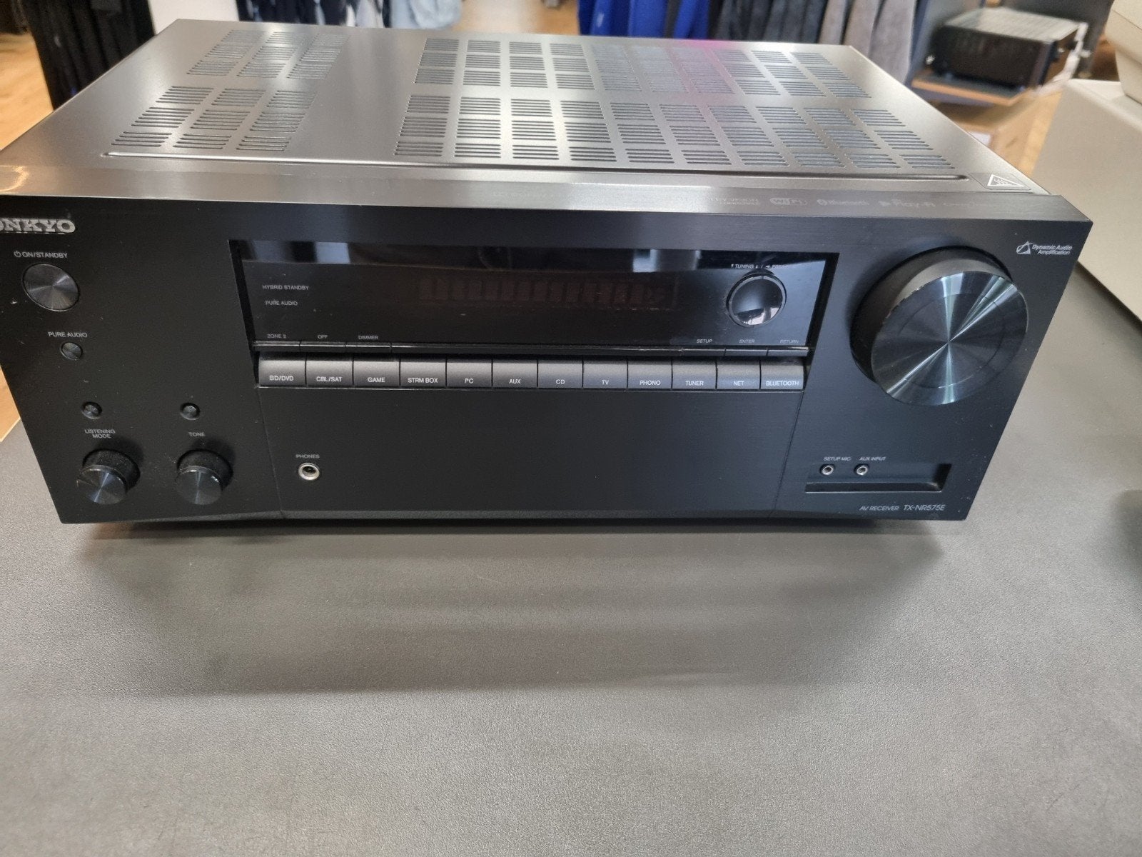 Onkyo TX-NR575E receiver in Nieuwstaat!, ////, Ophalen of Verzenden, Zo goed als nieuw, ////