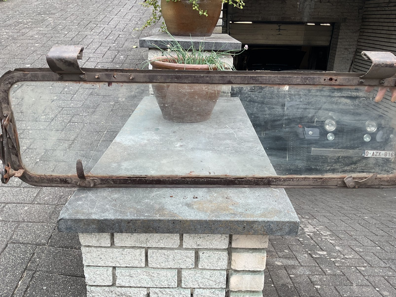 Kantelruit willys cj3b, Auto-onderdelen, Gebruikt, Voor, Spatbord, Ophalen