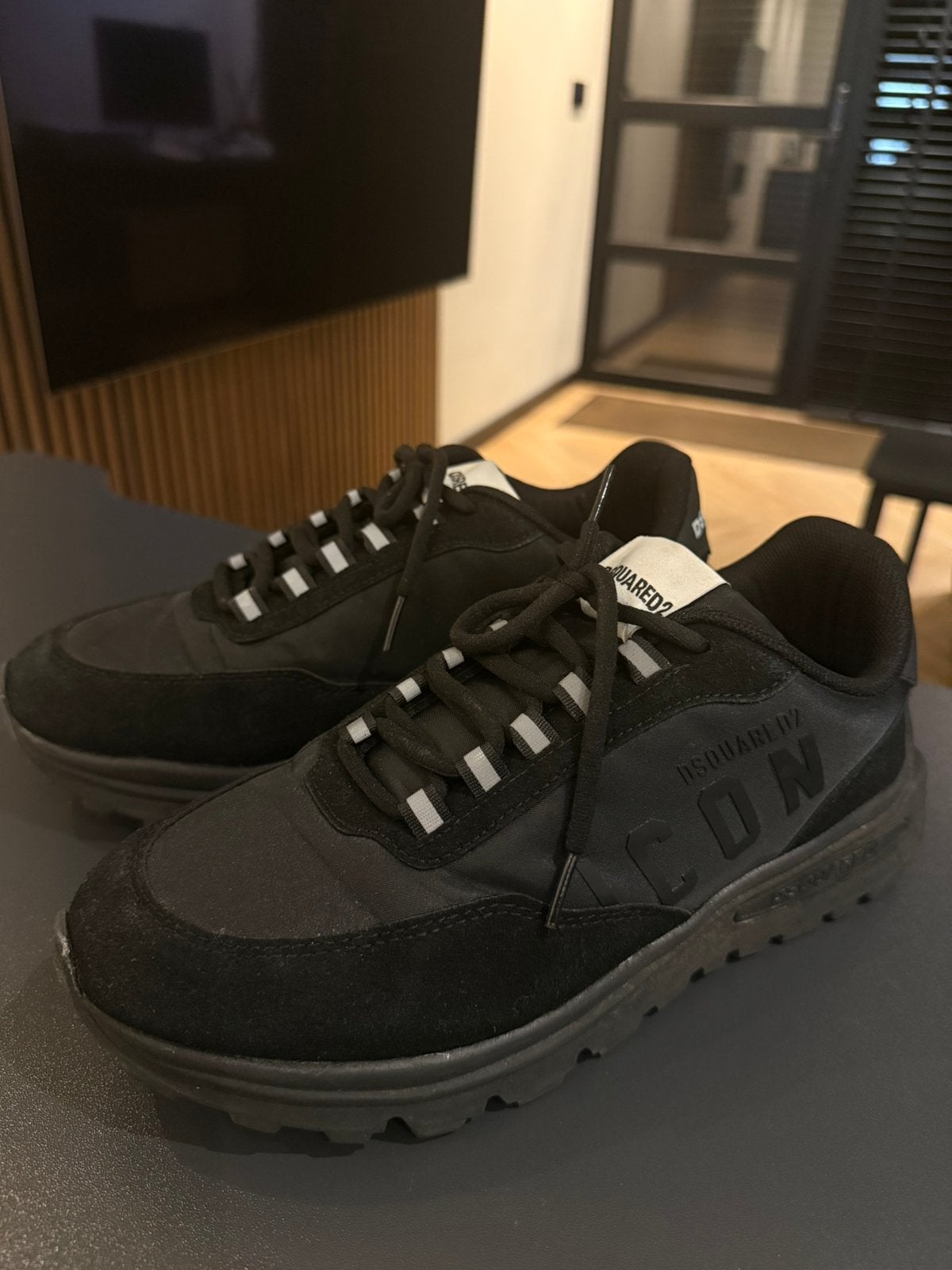 DSQUARED2 Heren Sneakers Zwart – Maat 42, Kleding | Heren, Ophalen of Verzenden, Zo goed als nieuw