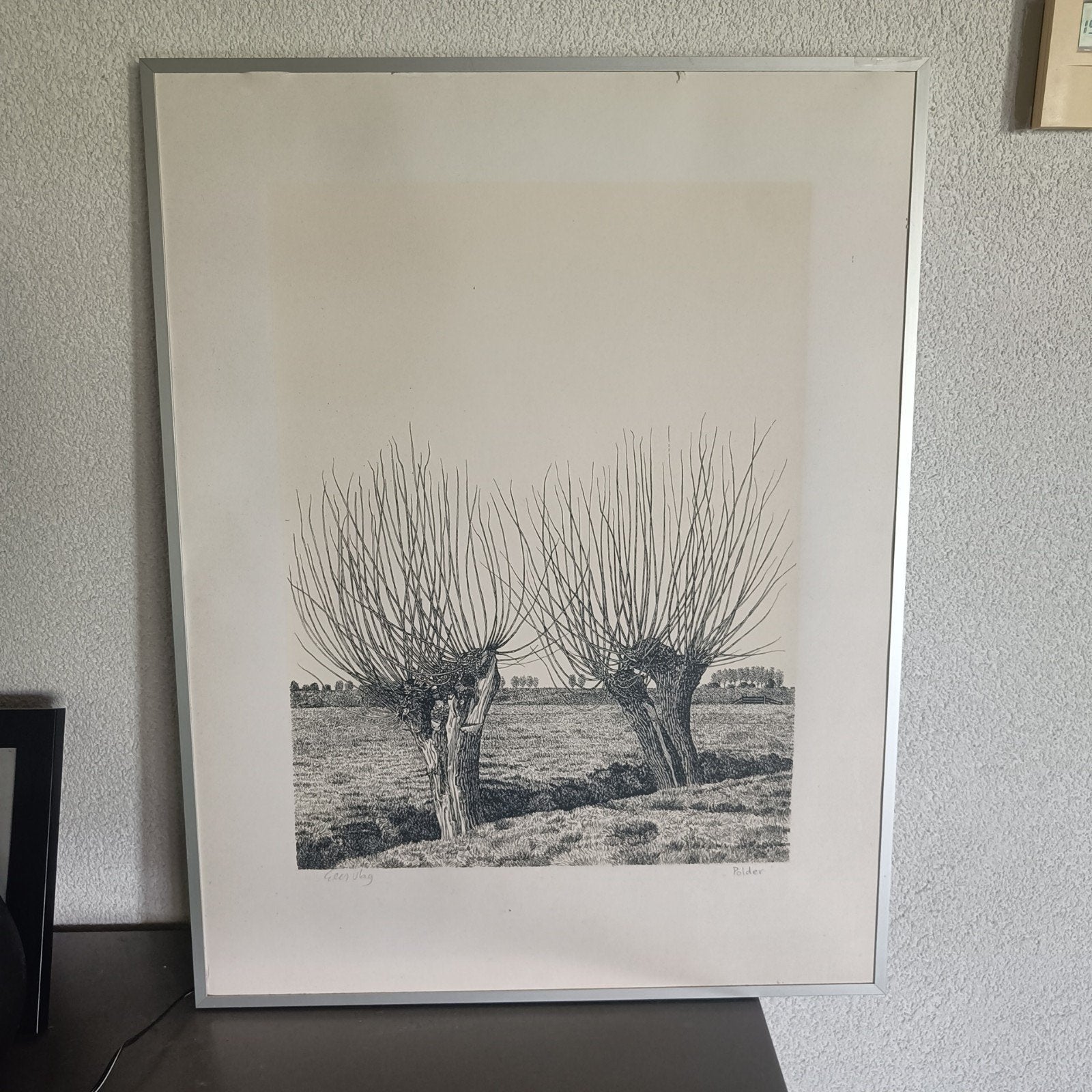 Ets 'Polder' van Ees Ulags (1987) - Zonder glasplaat, Ophalen