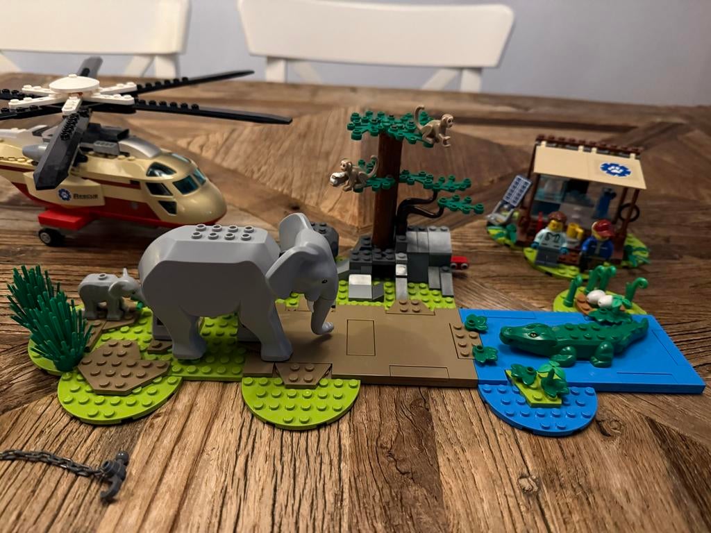 Lego City Wildlife reddingsoperatie 60302, Ophalen of Verzenden, Gebruikt, Complete set, Lego