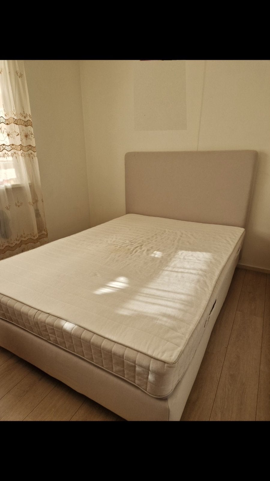 2 persoonsbed, Ophalen, Overige materialen, Wit, Tweepersoons