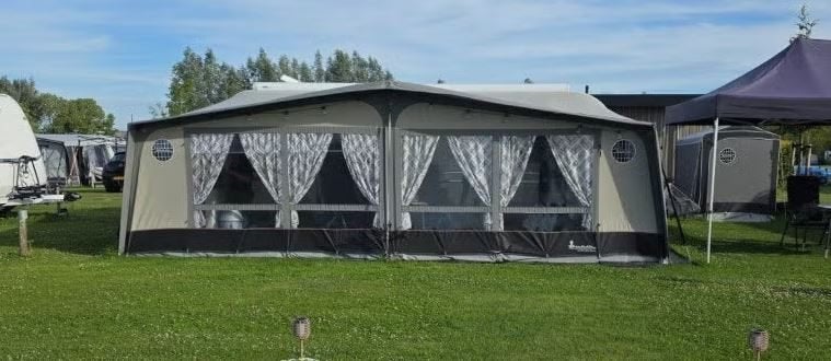 Voortent Isabella Commodore Dawn 3 meter diep A1150 / G22, Ophalen, Zo goed als nieuw, Isabella