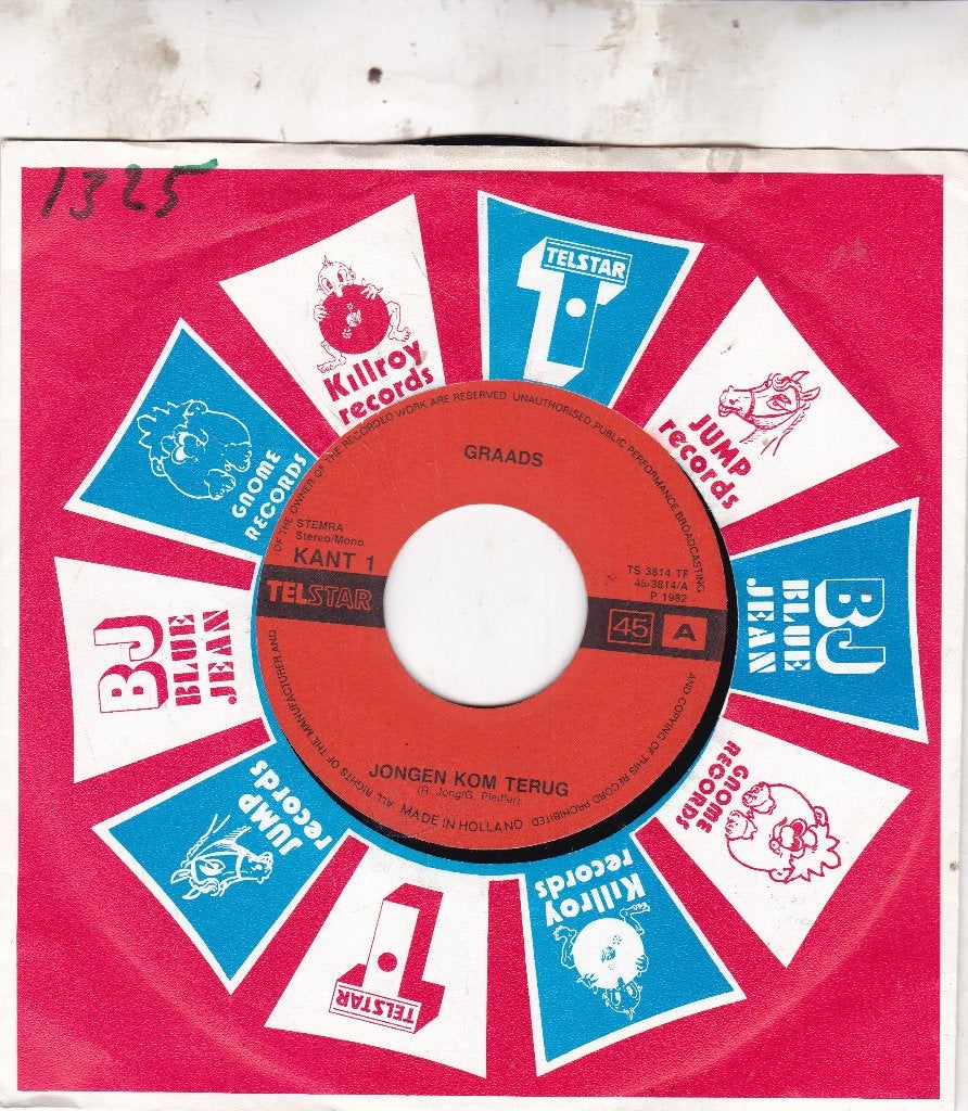 Graads ( 1982 ), Ophalen of Verzenden, Zo goed als nieuw, 7 inch, Levenslied of Smartlap