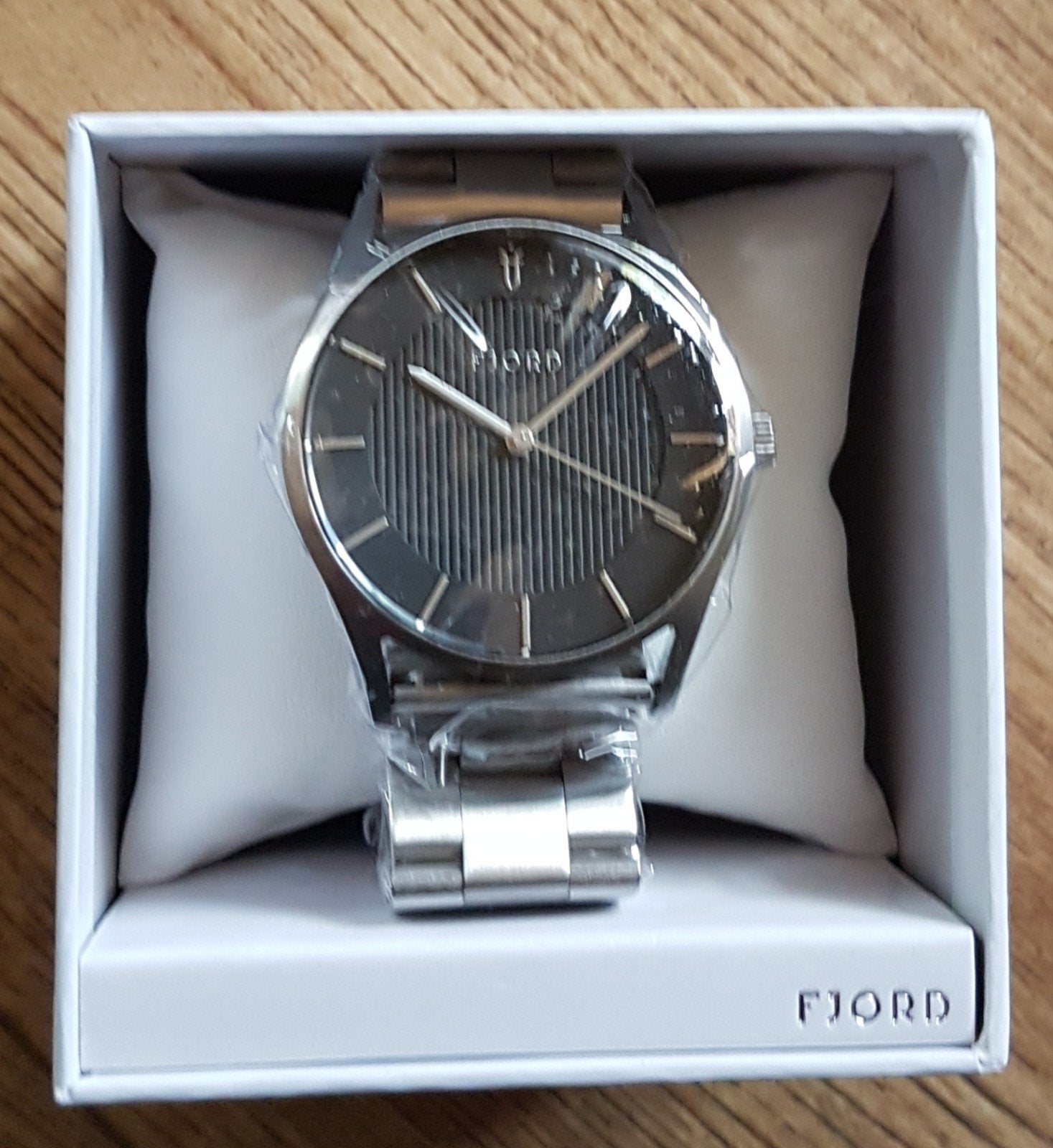 NIEUWE Fjord eskel quartz horloge FJ-3046-11, Overige merken, Staal, Polshorloge, Nieuw
