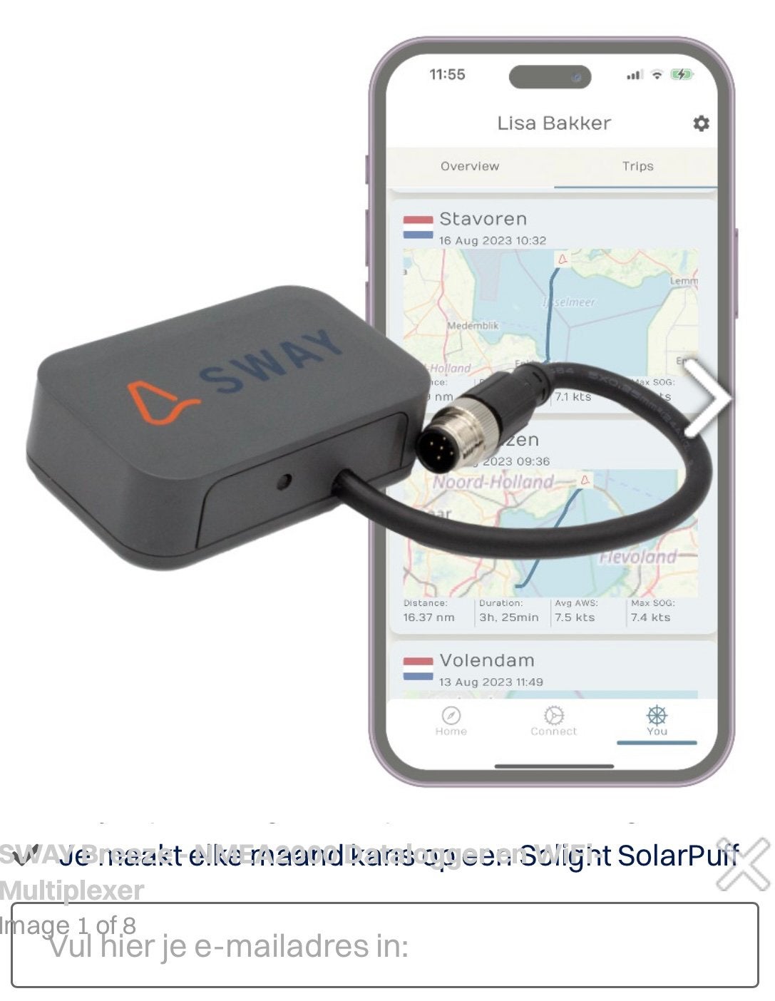 Sway NMEA 2000 logboek, Ophalen of Verzenden, Nieuw