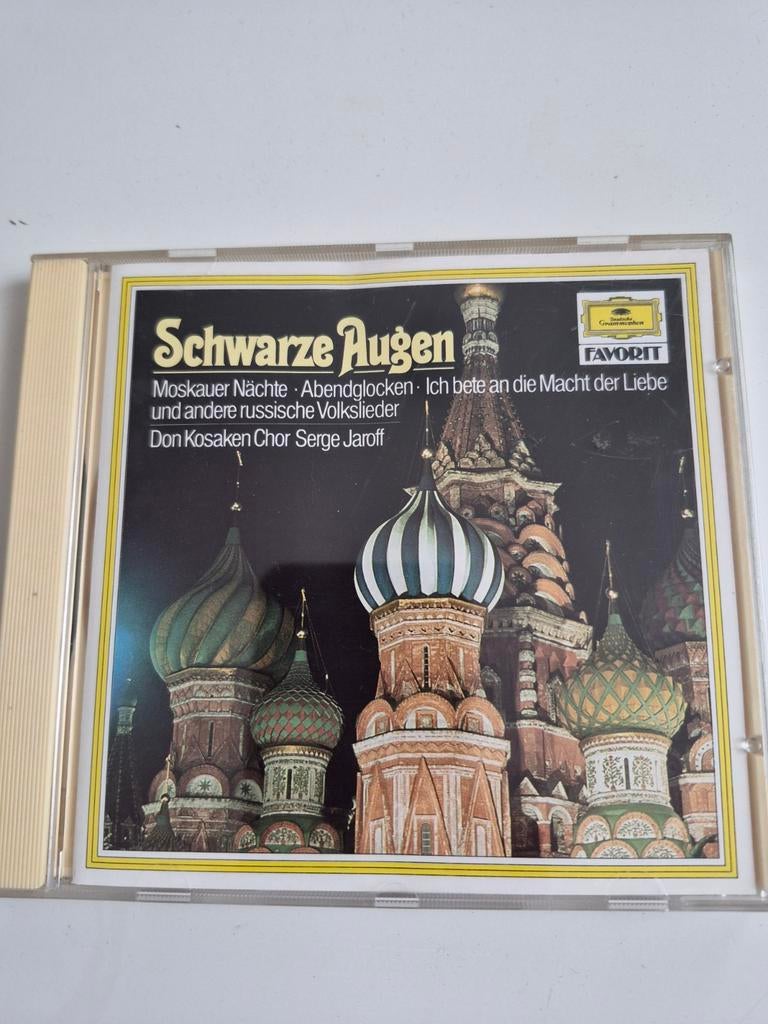 Schwarze Augen - Don Kosaken Chor Serge Jaroff CD, Ophalen of Verzenden, Modernisme tot heden, Gebruikt, Vocaal