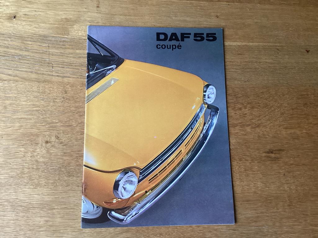 DAF 55 Coupé brochure 1970, Ophalen of Verzenden, Zo goed als nieuw, Overige merken