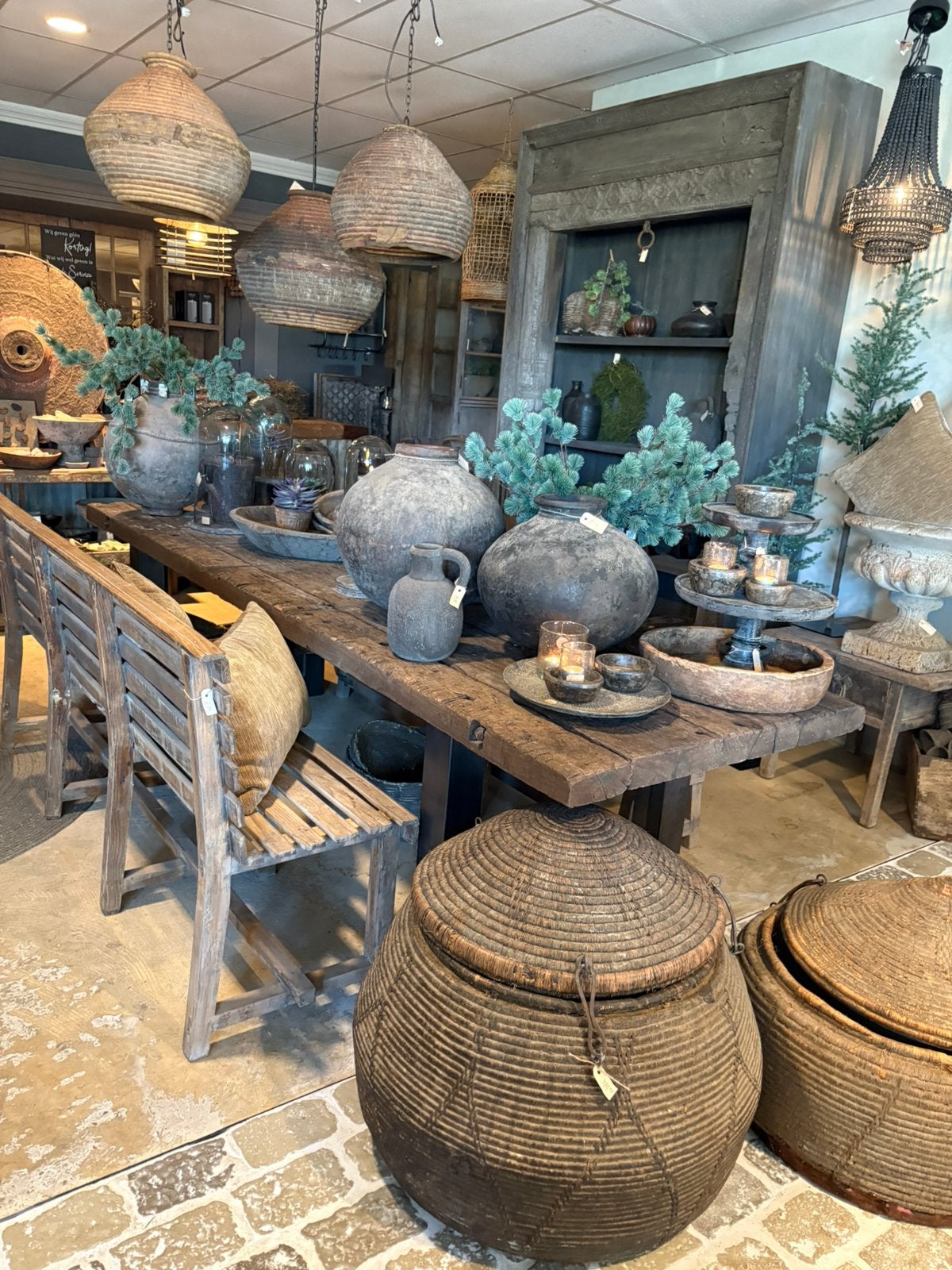 dagelijks oude kasten decoratie landelijk vintage uniek, Huis en Inrichting, Ophalen of Verzenden, Nieuw