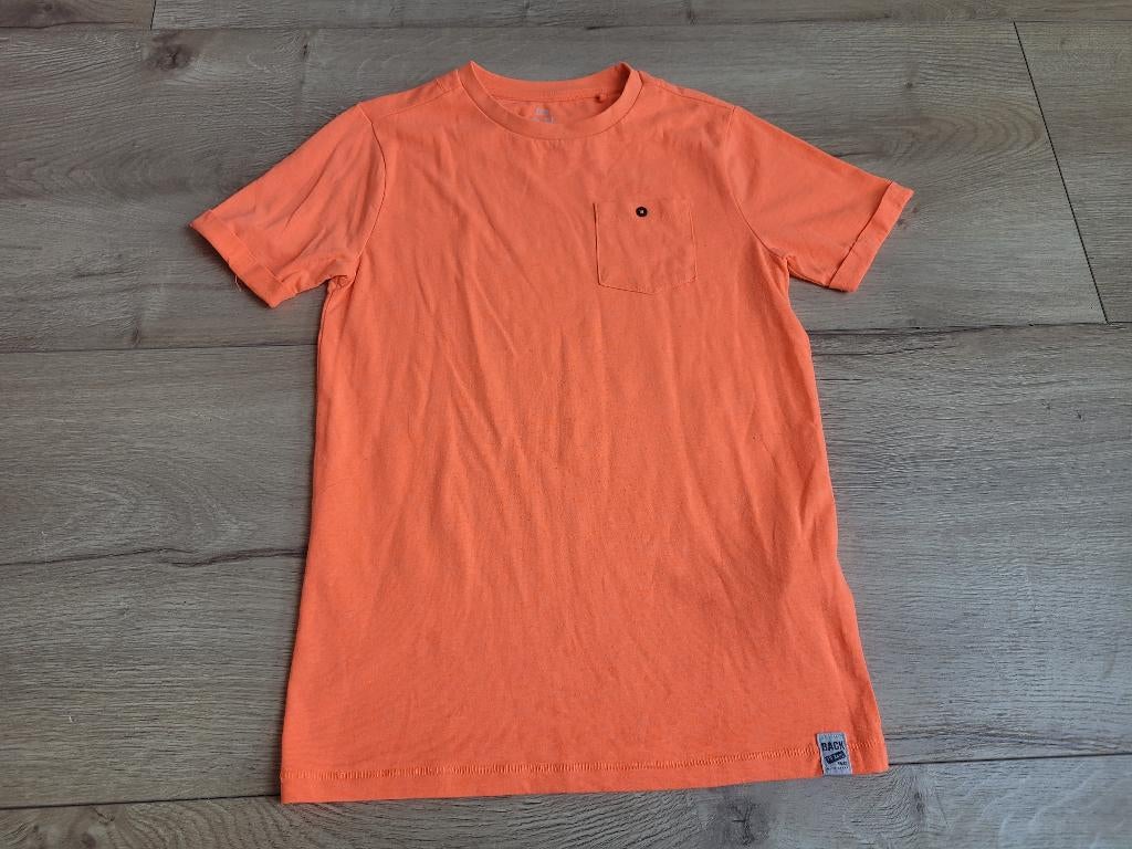 WE oranje T-shirt maat 146/152 ~ MW3062, Kinderen en Baby's, Kinderkleding | Maat 146, Gebruikt, WE, Ophalen of Verzenden, Shirt of Longsleeve